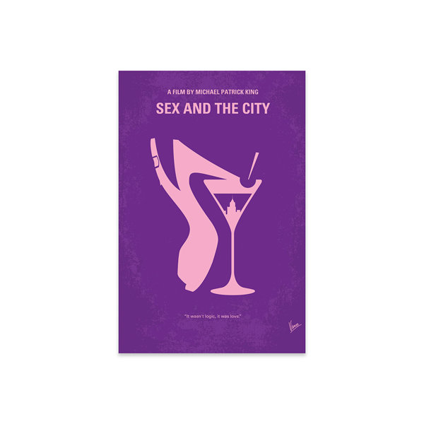 Trinx Sex And The City Minimal Movie Poster On Plastic Acrylic By Chungkong Print Wayfair